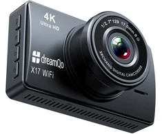 Video registratorius dreamQo X17 4K Ultra HD, Wi-Fi, 3" ekranas, 170°