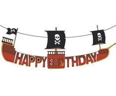 Pirate vakarėlio dekoravimo balionų rinkinys