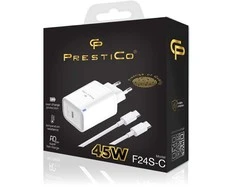PRESTICO F24S USB-C 45W + C2C PD GaN