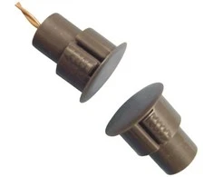 3/4" Įleidžiamas magnetinis kontaktas šarvuotoms durims BR-1011 (rudas)