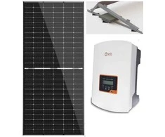 8 kW saulės elektrinės komplektas plokščiam stogui