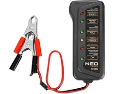 Akumuliatoriaus įkrovos ir įkrovimo testeris NEO, 12 V, skaitmeninis LED