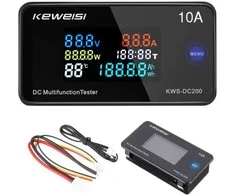 Ampermetras-voltmetras KWS-DC200 10A