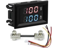 Ampermetras-voltmetras Benetech TMP-DC-100A