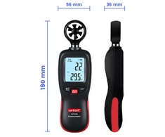 Anemometras Wintact WT82B