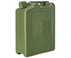 Armijos degalų kanistras PRESSOL, 20 l, alyvuogių žalias, su snapeliu