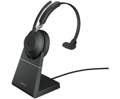 Ausinės su įkrovimo stotimi Jabra Evolve2 65 UC Mono USB-A