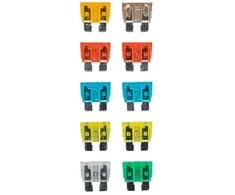 Automobilių saugiklių rinkinys NEO, 10 vnt., 11 mm