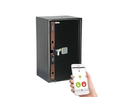 Baldinis seifas dokumentams su elektrine spyna ir pranešimais apie atidarymą YALE SMART (aukštis 69,5 cm,plotis 43,0 cm)