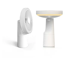 Belaidis ventiliatorius su LED lempa Abode Gale