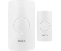 Bevielis durų skambutis Eura WDP-44A3 Funky Baltas