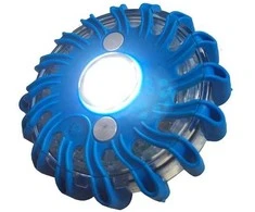 Blyksinti mini LED įspėjamoji lemputė (mėlyna)