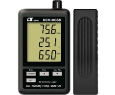 CO₂ ir drėgmės stebėsenos prietaisas Lutron MCH-383SD