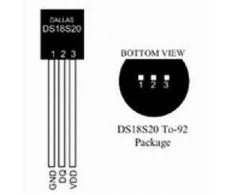 Dallas temperatūros jutiklis DS18S20