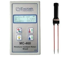 Drėgmės matuoklis medienai, medžio pjuvenoms, popieriui Exotek MC-460/S-10P
