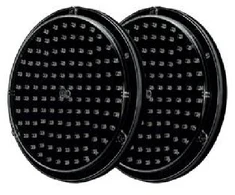 Įspėjamieji kelio žibintai su 232 LED, 2 vnt.