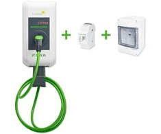 Elektromobilių krovimo stotelės komplektas Keba P30 PV Edition 11 kW