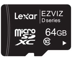 EZVIZ Microsd atminties kortelė 64 GB CS-CMT-CARDT64G-D