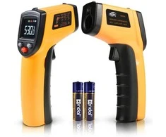 Infraraudonųjų spindulių termometras-pirometras Benetech GM 533