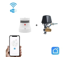 Išmanaus dūmų nuotėkio jutiklio ir valdiklio komplektas Wi-Fi SmartHome