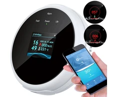 Išmanus dujų sprogimo rizikos detektorius RTOOLS (Tuya / Smart Life, LCD, garsinis signalas)