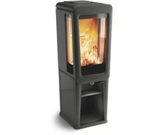 Ketinė kieto kuro krosnelė KEDDY K816 (juoda)