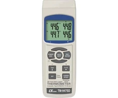 Keturių kanalų termometras su duomenų registratoriumi Lutron TM-947SD