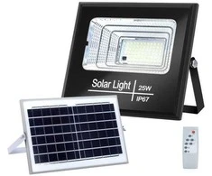 Lauko šviestuvas LED FLOOD LIGHT WITH SOLAR PANEL01 25W 211868