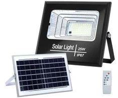 Lauko šviestuvas LED FLOOD LIGHT WITH SOLAR PANEL01 25W 211868