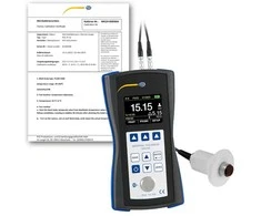 Medžiagos storio matuoklis PCE-TG 300-HT5-ICA su ISO kalibravimo sertifikatu