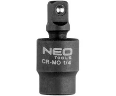 NEO smūginių jungčių rinkinys, 3 vnt. (1/4", 3/8", 1/2"), CrMo