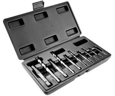 NEO varžtų išsukimo rinkinys su grąžtais, 10 vnt., 2–7,5 mm, CrMo plienas