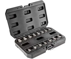 NEO varžtų ištraukimo antgalių rinkinys, 15 vnt., 1/2", CrMo plienas