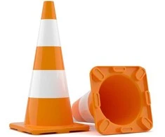 Nukreipiamieji (signaliniai) kūgiai kelio žymėjimui FRA 75 cm