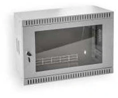 Pakabinama komutacinė spinta 19" 3U 540x400 stiklinės durys