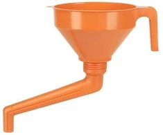 Piltuvėlis PRESSOL su filtru, 160 mm, 1,2 l, kampiniu snapeliu