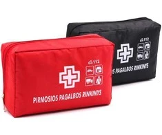 Pirmos pagalbos vaistinėlė PVC dėkle transporto priemonėms (atnaujinta sudėtis)