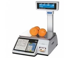 Virtuvinės svarstyklės Svarstyklės su etiketės spausdinimu CAS CL5200 P 30 kg