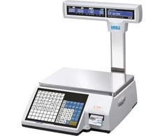 Virtuvinės svarstyklės Svarstyklės su etiketės spausdinimu CAS CL5000J P 30 kg