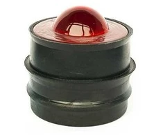 Šviesą atspindintis stiklinis elementas LUX2, 50 mm (raudonas)