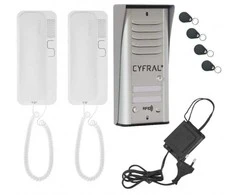 Telefonspynės komplektas CYFRAL COSMO R-2 (sidabrinės spalvos)