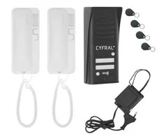 Telefonspynės komplektas CYFRAL COSMO R-2 juodos spalvos