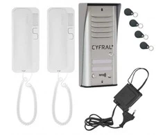 Telefonspynės komplektas CYFRAL COSMO R-2 (sidabrinės spalvos)