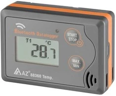 Temperatūros duomenų kaupiklis AZ 88360 su Bluetooth