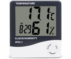 Temperatūros ir drėgmės matuoklis HTC-1 (Su metrologinės patikros sertifikatu)