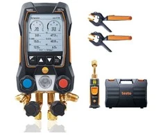 Testo 557s skaitmeninio kolektoriaus rinkinys (su vakuuminiu ir temperatūros zondais)