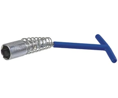TOPEX raktas žvakėms 16 mm lankstus
