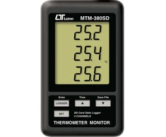 Trijų kanalų temperatūros stebėsenos prietaisas Lutron MTM-380SD