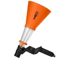 Universalus piltuvas NEO, 125 mm skersmuo, su konsolės tvirtinimu