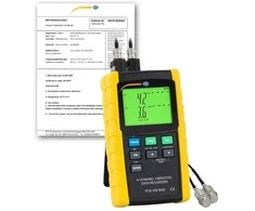 Vibracijos matuoklis PCE-VM 5000-ICA su ISO kalibravimo sertifikatu